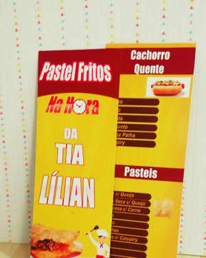 Cardápios PVC (Adesivo de Vinil)