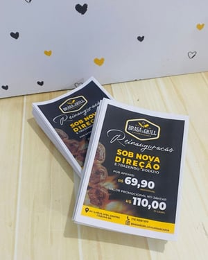 Panfleto - Ofiício - 10x14cm