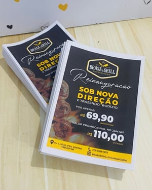 Panfleto - Ofiício - 20x14cm