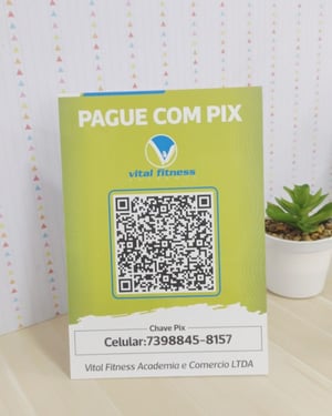 Placa Pix Personalizada