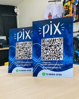 Placa Pix Personalizada