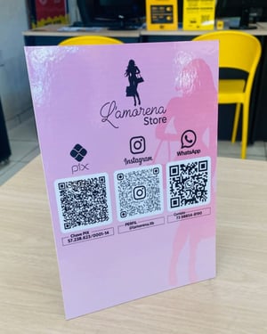 Placa Pix Personalizada