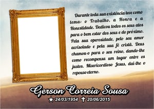 Santinhos de Falecimento