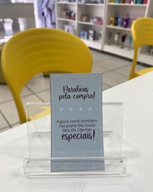 Cartão de Agradecimento - Tam 9x5cm