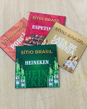 Ficha em PVC - 5x5cm