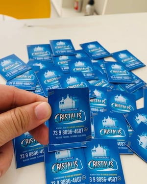 Imã de Geladeira - 5x5 Adesivo de Vinil Imantado 5x5cm    