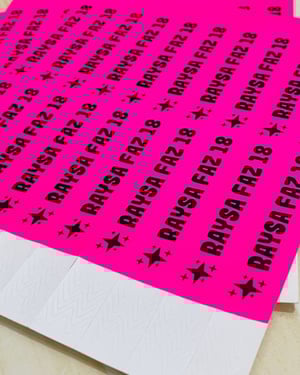 Pulseira de Indentificação Personalizadas   Impressão em Preto   