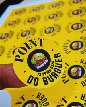 Adesivos de Papel - Tam 7x7cm Papel Adesivo Fotográfico Tam. 7x7   Corte Especial 