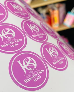 Adesivos de Papel - Tam 6x6cm Papel Adesivo Fotográfico Tam. 6x6   Corte Especial 