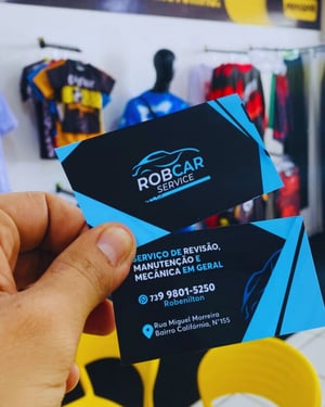 Cartão de Visita Personalizado Papel Fotográfico 200g 9x5cm Colorido Laminação Brilho  