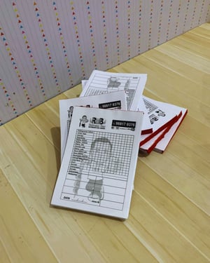 Bloco / Comanda Personalizada - Preto e Branco Papel Sulfite 75g  Preto e Branco   