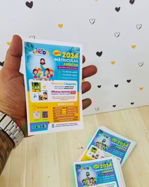 Panfleto - Ofiício - 10x14cm Ofiício 75g Tam. 10x14cm    