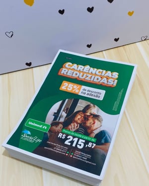 Panfleto - Ofiício - 20x14cm Ofiício 75g Tam. 20x14cm    