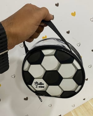 Bolsa Rendonda - Tam. P Cristal ou Verniz 15x15cm    