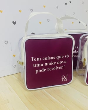 Maletinha P Cristal ou Verniz Tam. 15x15cm    