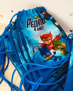 Saquinho Infantil Tecido Oxford Tam. Aprox. 20x30cm    