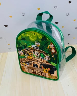 Mochilinha Infantil Cristal ou Verniz 23x19cm aprox    