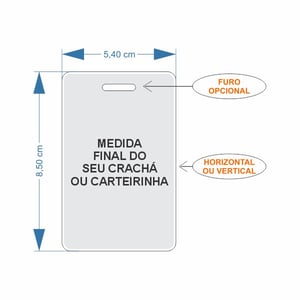 Crachá de PVC