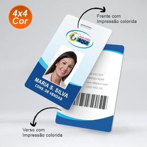 Crachá de PVC