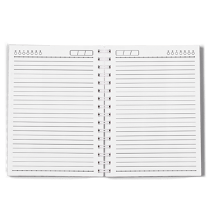 Caderno Capa Dura A5 personalizado - 100 folhas c/ pauta