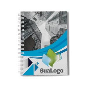 Caderno Capa Dura A5 personalizado - 100 folhas c/ pauta