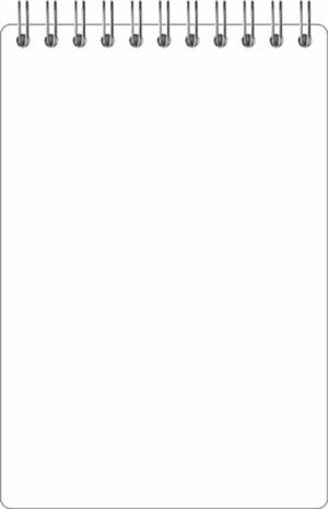 Bloco de Anotações 10x14cm - Kit com 4 unidades