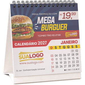 Calendário de Mesa Wire-o 2027