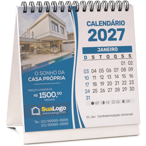 Calendário de Mesa Wire-o 2027