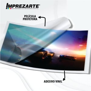 Adesivo transparente laminado