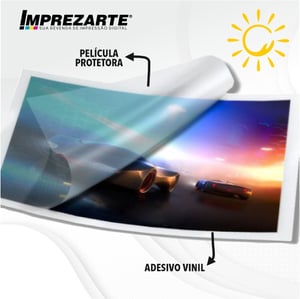 Adesivo Branco Laminado p/ Área Externa + recorte vinil 08 cola High Tack (super cola) + laminação starpac para área externa brilho     