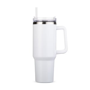 Caneca Térmica 1,2L canudo plástico