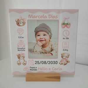 Azulejo personalizado 15x15 com suporte de madeira cerâmica 15x15cm colorido frente brilho reto 