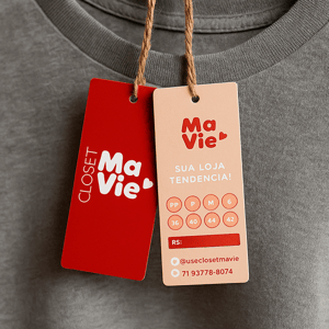 TAG RETANGULAR 5x9cm COM FURO PAPEL 250g 5x9cm    