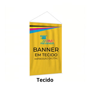 Banner Tecido TECIDO 100% POLIESTER m2 4X0   