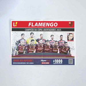Revista Posters Lance! - Flamengo Campeão do Brasileirão & Copa Libertadores 2025
