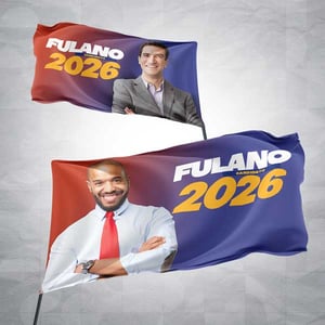 12 - BANDEIRA PEQUENA 100x70cm 4/0 + tubete - UNID. Tecido Tafetá 100 x 70 cm 4/0 Sublimação Com tubete Material Produzido e Faturado por N.K.T Ltda
