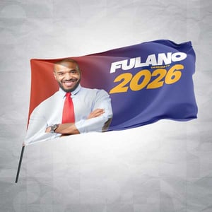 13 - BANDEIRA GRANDE 100x150cm 4/0 + tubete - UNID. Tecido 150x 100 cm 4/0  Com Tubete Material Produzido e Faturado por N.K.T Ltda
