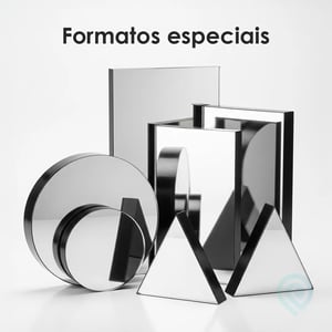 Corte a Laser - Acrílico Espelhado Prata