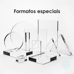 Corte a Laser - Chapa de Acrílico Incolor