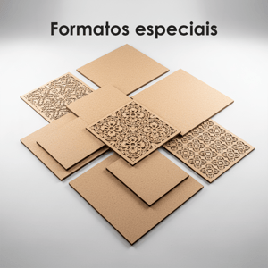 Corte a Laser - Chapa de MDF Cru