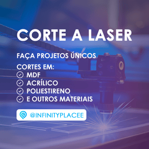 Corte a Laser - Chapa de MDF Branco