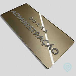 Corte a Laser - Acrílico Espelhado Dourado