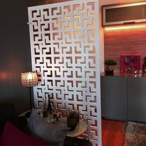 Corte a Laser - Chapa de MDF Branco