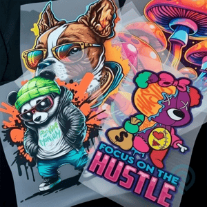 Cartela A4 - DTF Têxtil Poliamida