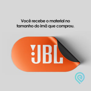 IMÃ PARA CARRO - REDONDO/OVAL