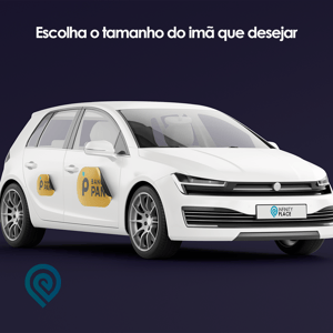 IMÃ PARA CARRO - REDONDO/OVAL