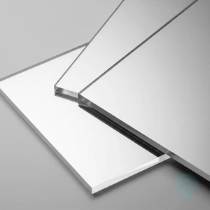 Corte a Laser - Acrílico Espelhado Prata Acrílico 2000mm X 1000mm Prata  Superfície lisa e brilhante, bordas polidas pelo corte a laser Corte a laser de alta precisão
