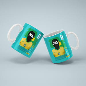Caneca Figurinha de Copa Personalizada