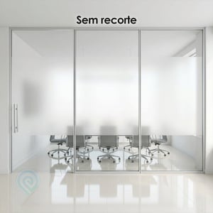 Adesivo para Divisórias - Jateado sem recorte