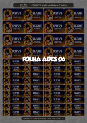 Etiqueta Escolar Vinil